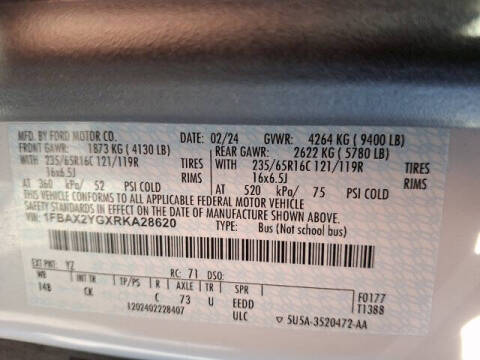 2024 Ford Transit 350 XLT