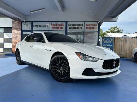 2016 Maserati Ghibli for sale at ELITE AUTO WORLD in Fort Lauderdale FL