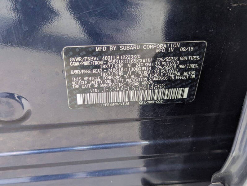 2019 Subaru Forester Sport