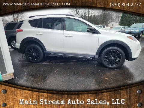 2018 Toyota RAV4 for sale at Main Stream Auto Sales, LLC in Wooster OH