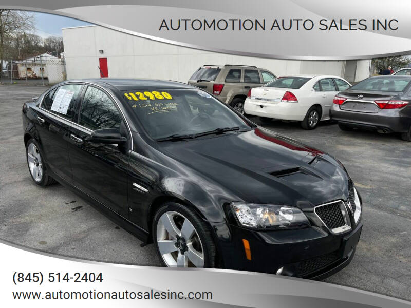 2009 Pontiac G8 for sale at Automotion Auto Sales Inc in Kingston NY