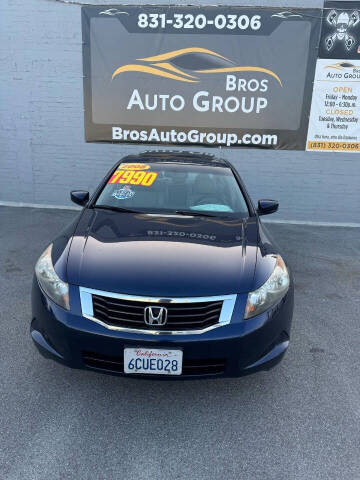 2008 Honda Accord for sale at BROS AUTO GROUP LLC in Salinas CA