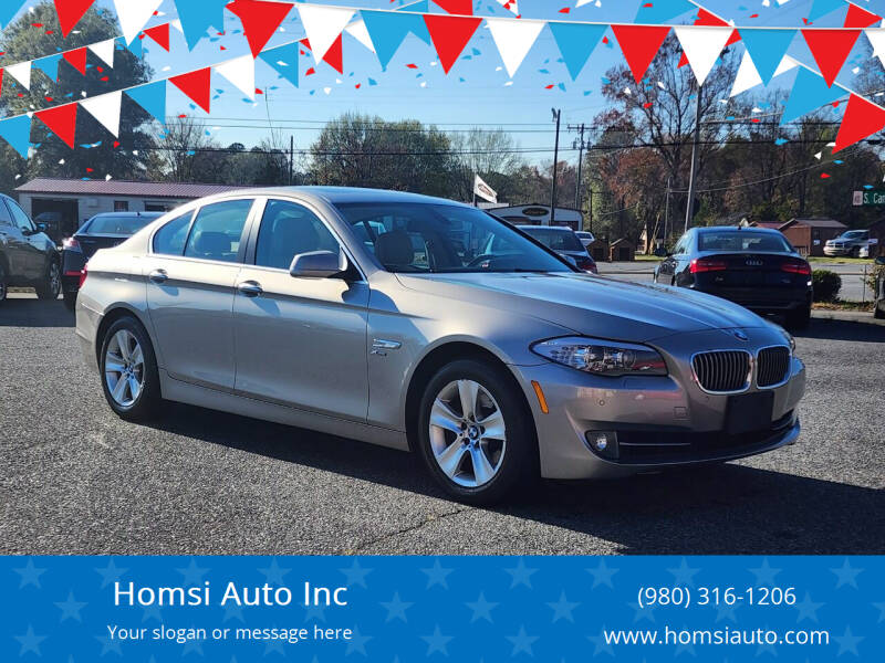 2012 BMW 5 Series for sale at Homsi Auto Inc in Kannapolis NC