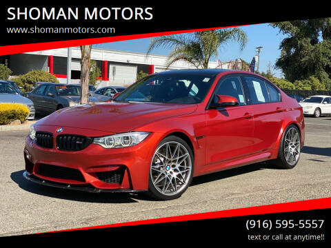 2016 BMW M3 for sale at SHOMAN AUTO GROUP in Davis CA