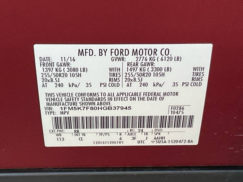 2017 Ford Explorer Limited