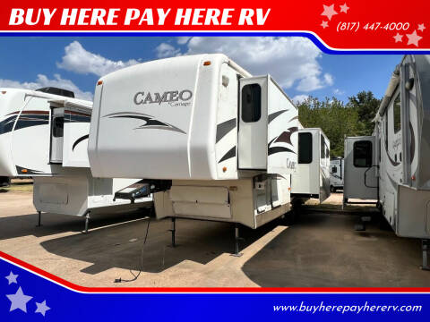 2008 Carriage Cameo F325B2 for sale at BUY HERE PAY HERE RV in Burleson TX