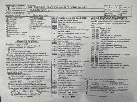 2022 Chevrolet Silverado 1500