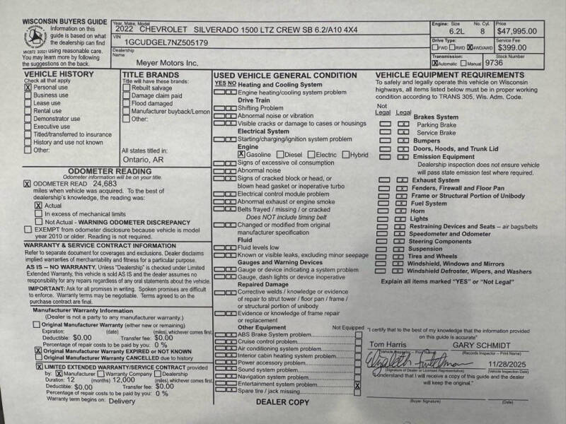 2022 Chevrolet Silverado 1500