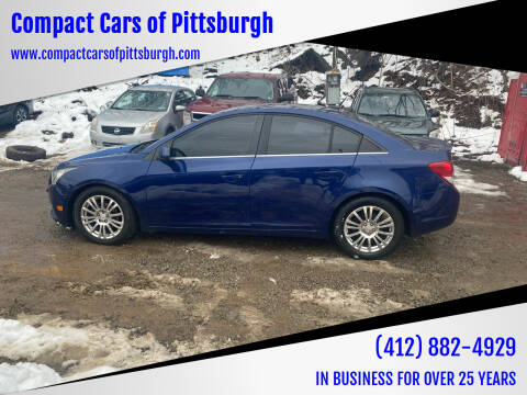 2012 Chevrolet Cruze for sale at Compact Cars of Pittsburgh in Pittsburgh PA
