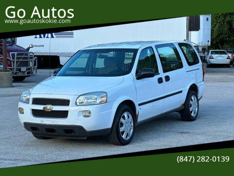 Chevy uplander best sale cargo van