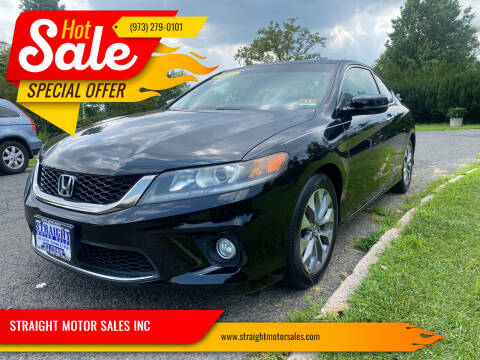 2013 Honda Accord for sale at STRAIGHT MOTOR SALES INC in Paterson NJ