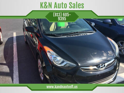 2012 Hyundai Elantra for sale at K&N AUTO SALES in Tampa FL