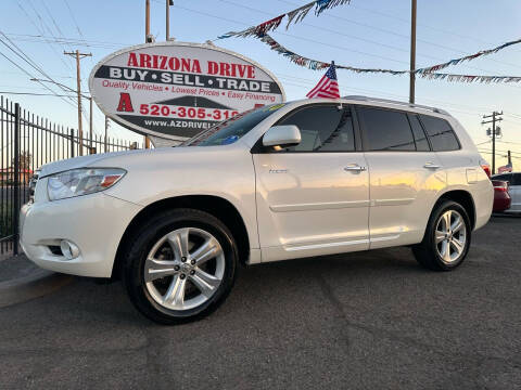 2010 Toyota Highlander for sale at Arizona Drive LLC in Tucson AZ