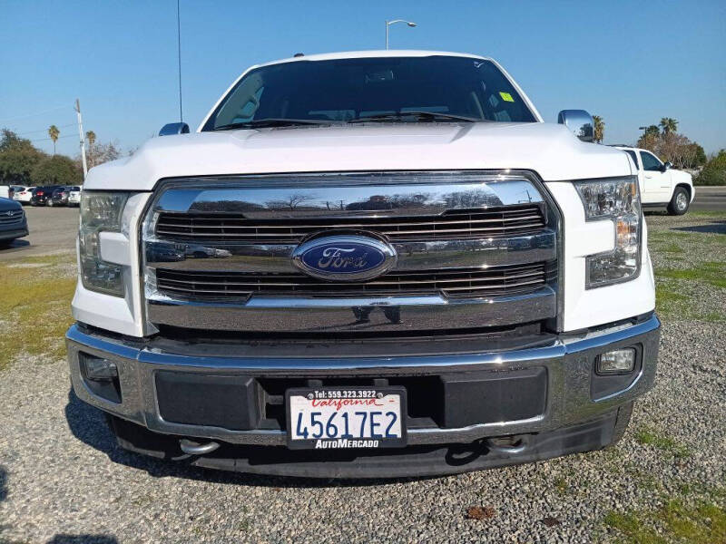 Used 2017 Ford F-150 Lariat with VIN 1FTEW1EG0HKC19508 for sale in Clovis, CA