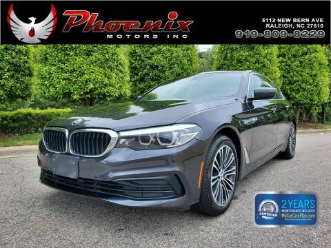 2019 BMW 5 Series for sale at Phoenix Motors Inc in Raleigh NC