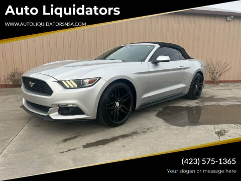 2017 Ford Mustang for sale at Auto Liquidators in Bluff City TN