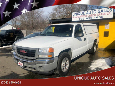 2006 GMC Sierra 1500 for sale at Unique Auto Sales in Marshall VA