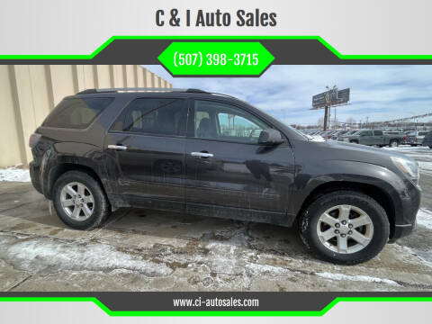 2014 GMC Acadia for sale at C & I Auto Sales in Rochester MN