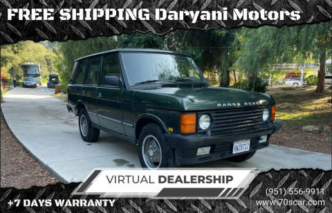 1993 Land Rover Range Rover for sale at FREE SHIPPING  Daryani Motors in Riverside CA