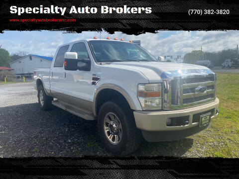 2008 Ford F-250 Super Duty for sale at Specialty Auto Brokers in Cartersville GA
