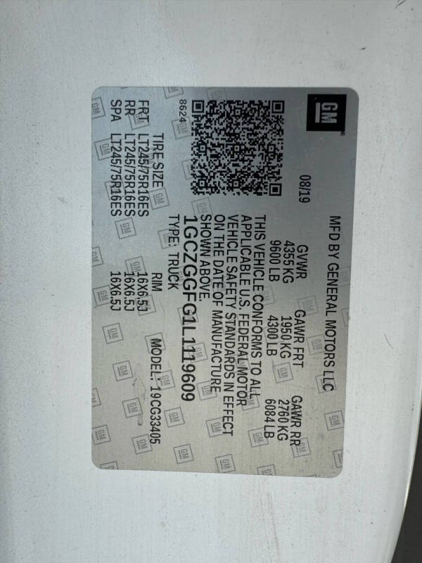 2020 Chevrolet Express 3500