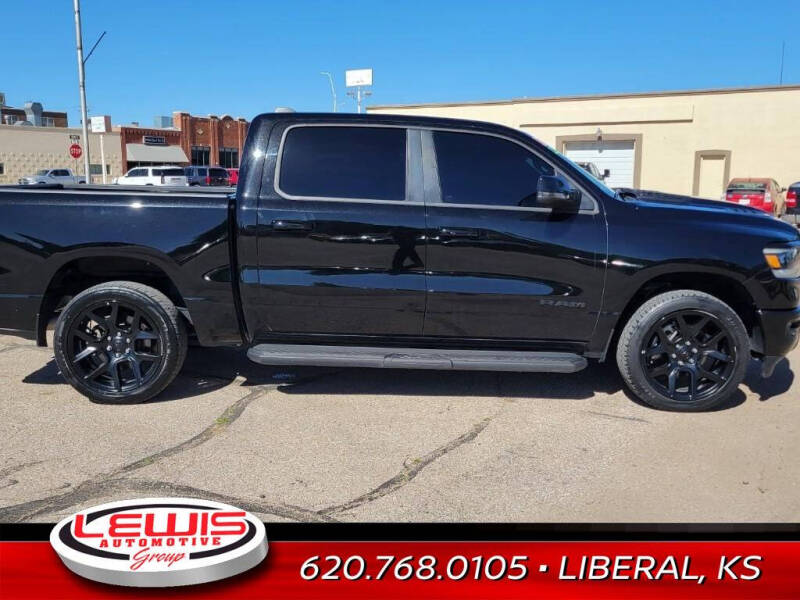 Used 2023 RAM Ram 1500 Pickup Laramie with VIN 1C6SRFJT9PN541269 for sale in Liberal, KS