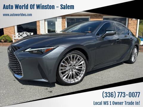 2023 Lexus IS 300 for sale at Auto World Of Winston - Salem in Winston Salem NC
