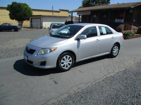 2010 Toyota Corolla for sale at Manzanita Car Sales in Gridley CA