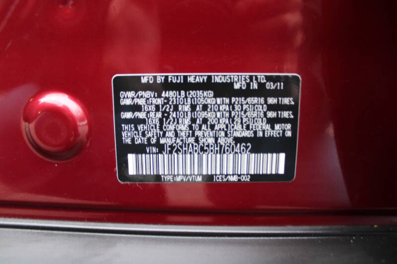 2011 Subaru Forester 2.5X