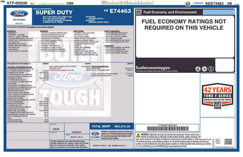 2019 Ford F-350 Super Duty