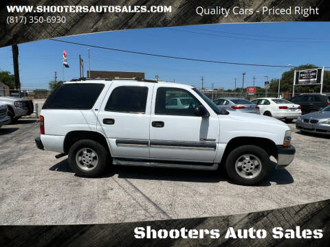 2002 Chevrolet Tahoe for sale at Shooters Auto Sales in Fort Worth TX