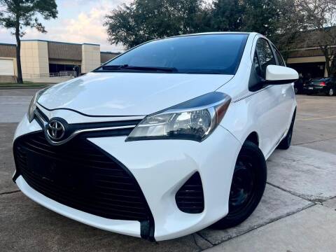 2015 Toyota Yaris for sale at powerful cars auto group llc in Houston TX