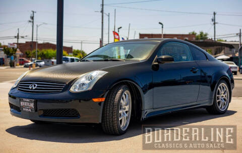 2006 Infiniti G35 for sale at Borderline Classics & Auto Sales in Dinuba CA