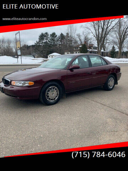 2001 Buick Century for sale at ELITE AUTOMOTIVE in Crandon WI