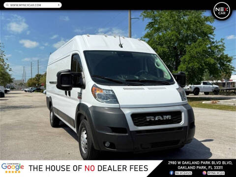 2022 RAM ProMaster for sale at NexCar in Oakland Park FL