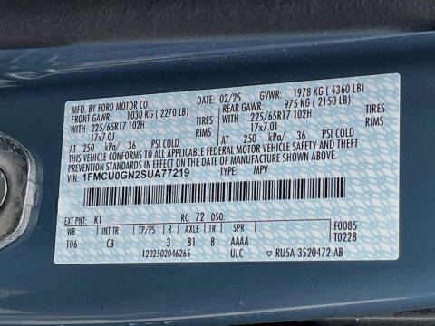 2025 Ford Escape Active