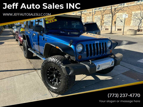 2010 Jeep Wrangler Unlimited for sale at Jeff Auto Sales INC in Chicago IL