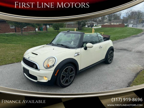 2009 MINI Cooper for sale at First Line Motors in Brownsburg IN