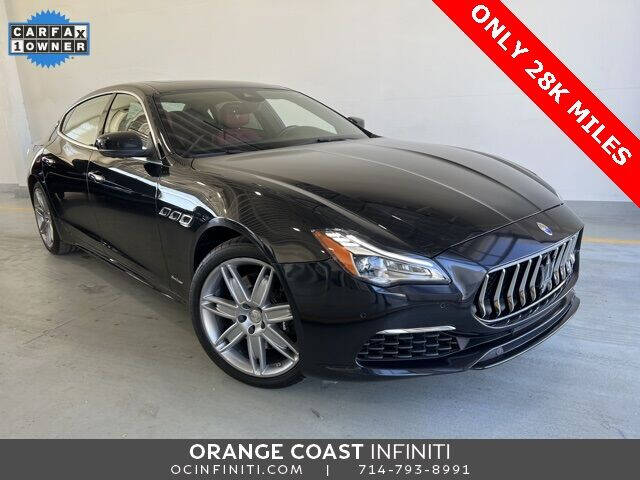 2018 Maserati Quattroporte for sale at NewCenturyAutomotive.com - ORANGE COAST INFINITI in Westminster CA