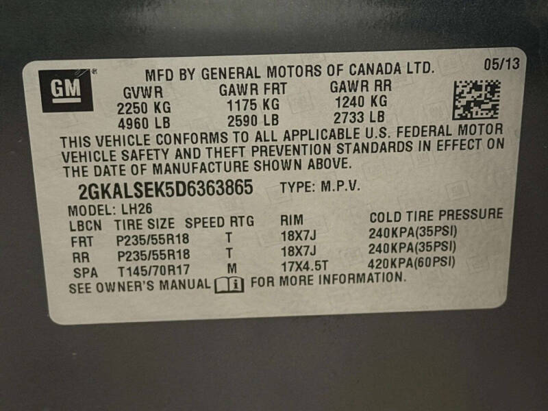 2013 GMC Terrain SLE-2