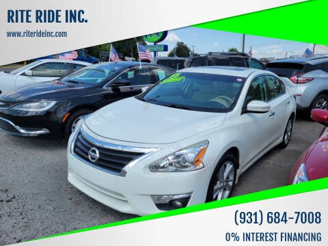 2015 Nissan Altima for sale at RITE RIDE INC. - Rite Ride Inc 2 in Shelbyville TN