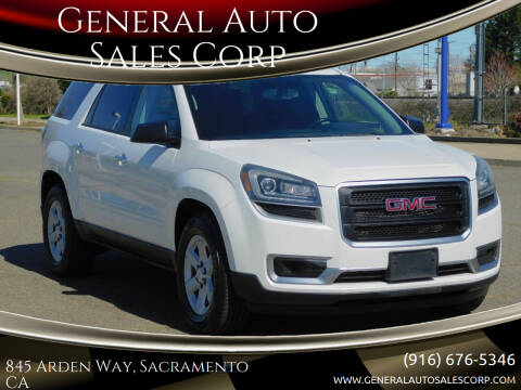 2016 GMC Acadia for sale at General Auto Sales Corp in Sacramento CA