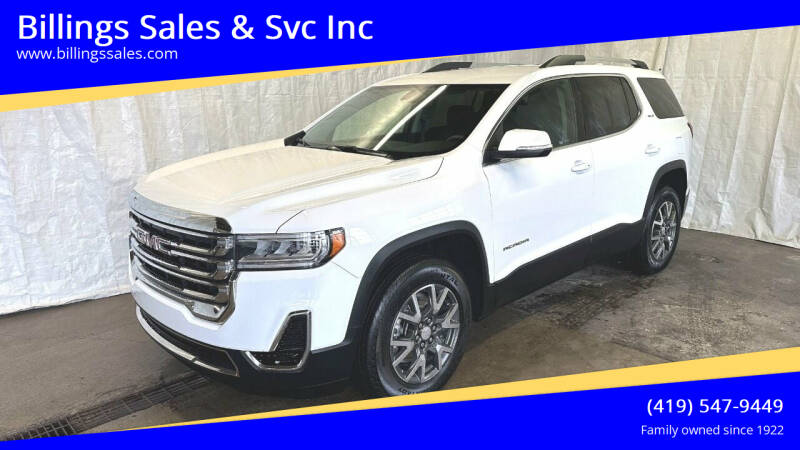 2021 GMC Acadia for sale at Billings Sales & Svc Inc in Clyde OH