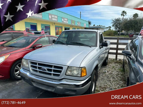 2002 Ford Ranger for sale at DREAM CARS in Stuart FL