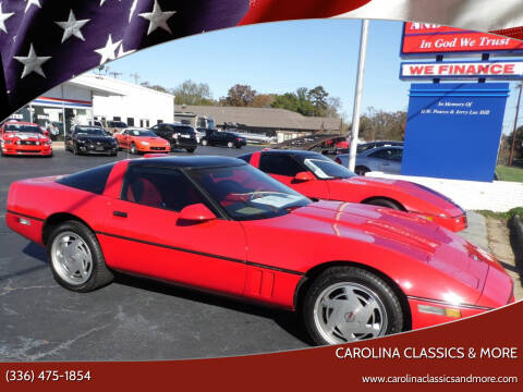 1989 Chevrolet Corvette for sale at Carolina Classics & More in Thomasville NC