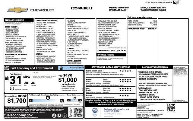 2025 Chevrolet Malibu LT