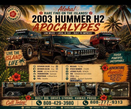 2003 HUMMER H2