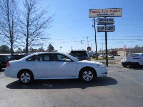 2014 Chevrolet Impala Limited for sale at FAMILY AUTO CENTER in Greenville NC