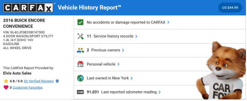 2016 Buick Encore Convenience
