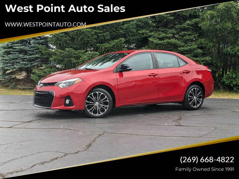 2016 Toyota Corolla for sale at West Point Auto Sales & Service in Mattawan MI